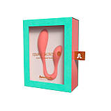Смарт-вібратор для пар Adrien Lastic Couple Secrets 2.0, 2 мотори, 10 режимів - SX1274, фото 6