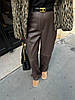 Штани жіночі тканина еко-шкіра, фото 4