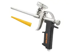 Пістолет для монтажної піни Bigstren з регулятором подачі, металевий корпус, 30×18,5 см