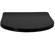 Сидіння для унітазу REA CARLO FLAT UF BLACK MATT, фото 5