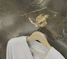 Гачок для рушників REA 332914B MIST 02 BRUSHED GOLD, фото 5