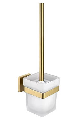 Йоршик для унітазу REA ERLO 05 BRUSHED GOLD, фото 1