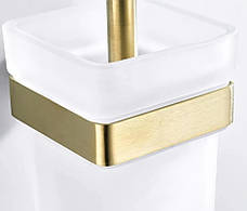 Йоршик для унітазу REA ERLO 05 BRUSHED GOLD, фото 4