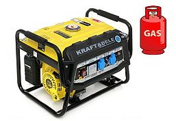 Генератор Газ/Бензиновий Kraft Dele KD148 3.0/3.5 кВт з ручним запуском
