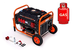 Генератор Газ/Бензиновий Kraft Dele KD163 2.8/3.5 кВт з електрозапуском