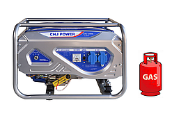 Генератор ГАЗ/бензиновий CHJ-3500E 2,8/3,0 кВт з електрозапуском