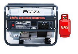 Генератор ГАЗ/бензиновий Forza FPG4500Е 2.8/3.0 кВт з електрозапуском