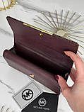 Гаманець Michael Kors великий подвійний Мішал Корс жіночий коричневий, фото 4