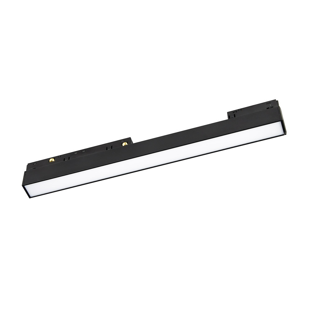 Світильник трековий лінійний магнітний MAGNET-LM1 12W 4200K  48V DC чорний