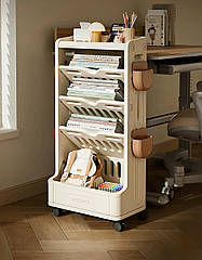 Органайзер для канцелярії на коліщатках Terrio “Keepy” Бежевий