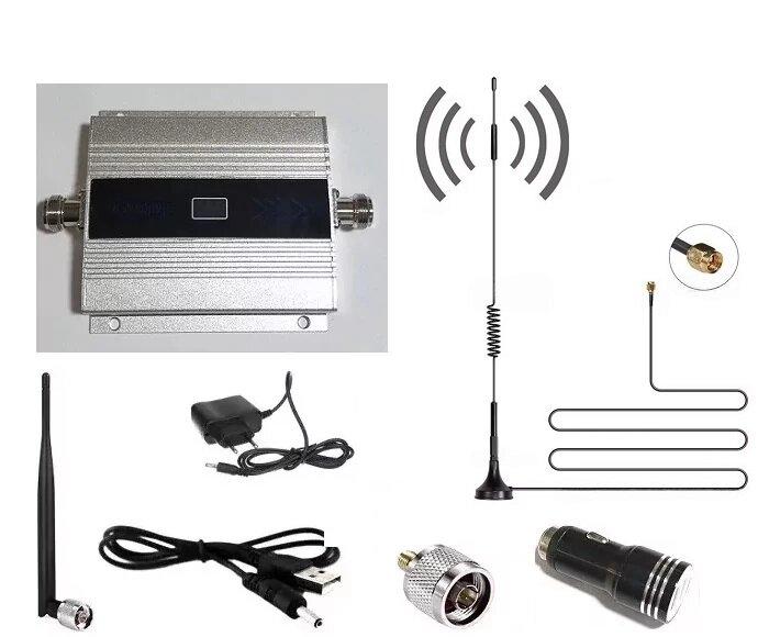 Підсилювач мобільного зв'язку та інтернету MS-1811-D DCS 1800/4G LTE 1800 МГц комплект