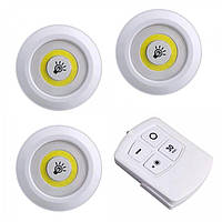 Популярний! Настінне підсвічування з пультом та таймерів 3 лампи - Краща якість тільки на Nukleon.com.ua