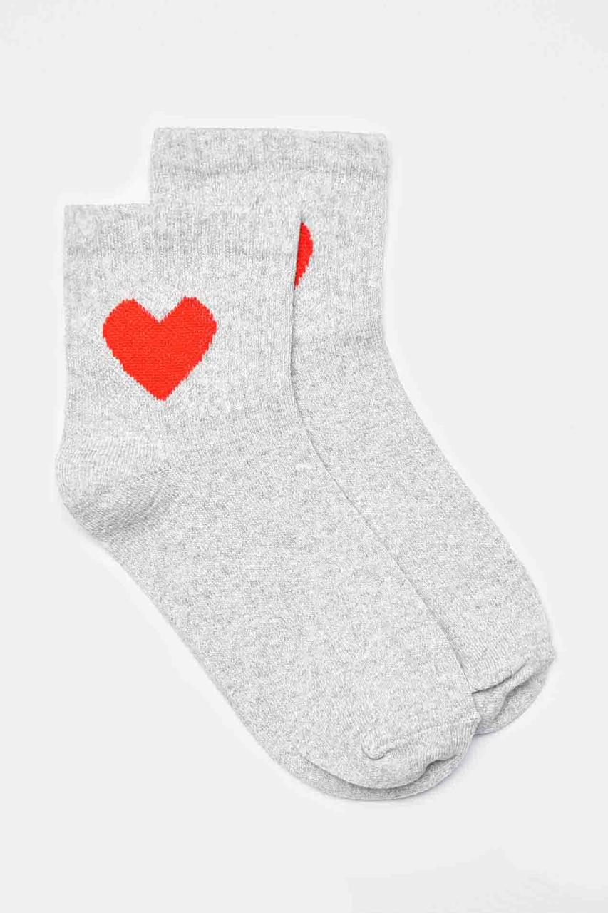 Шкарпетки жіночі демісезонні сірого кольору р.36-40 192230S, фото 1