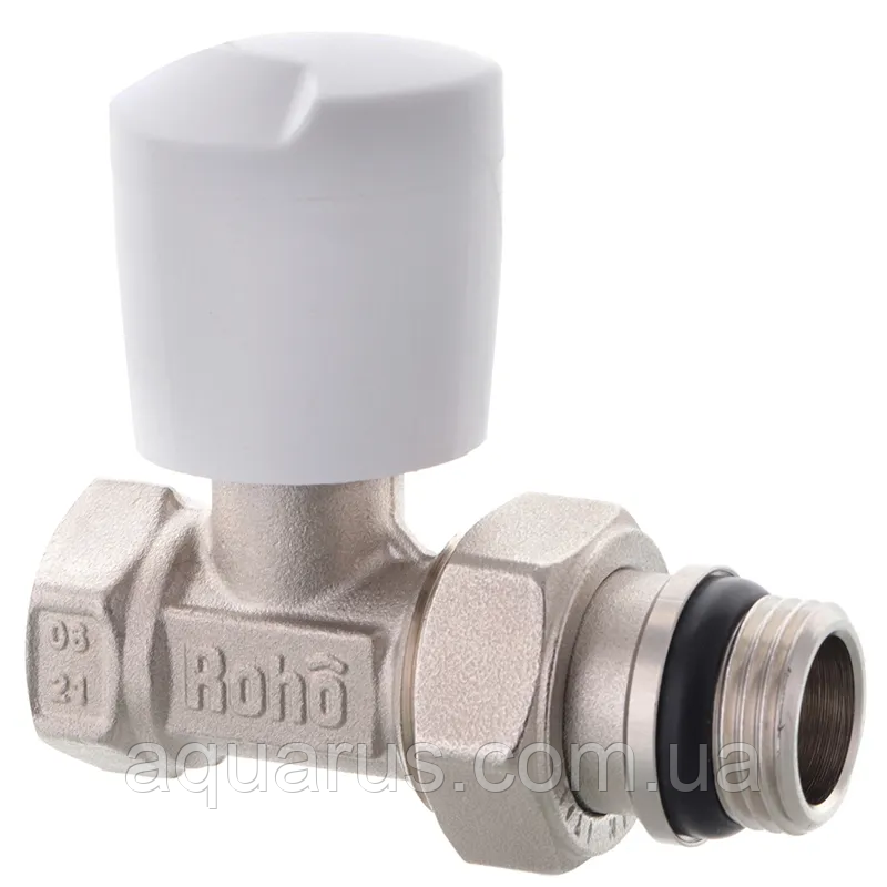 Кран радіаторний Roho R5561-050 - 1/2" прямий (антипротікання) (RO0131)