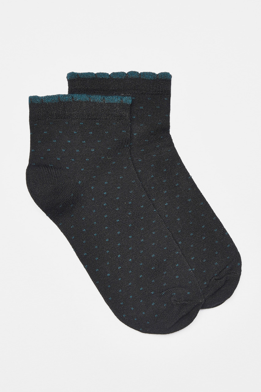 Шкарпетки жіночі демісезонні чорного кольору р.36-40 192259S, фото 1