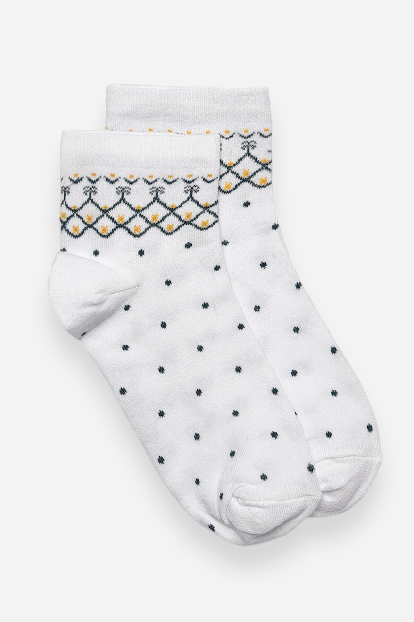 Шкарпетки жіночі демісезонні білого кольору р.36-40 192262S, фото 1