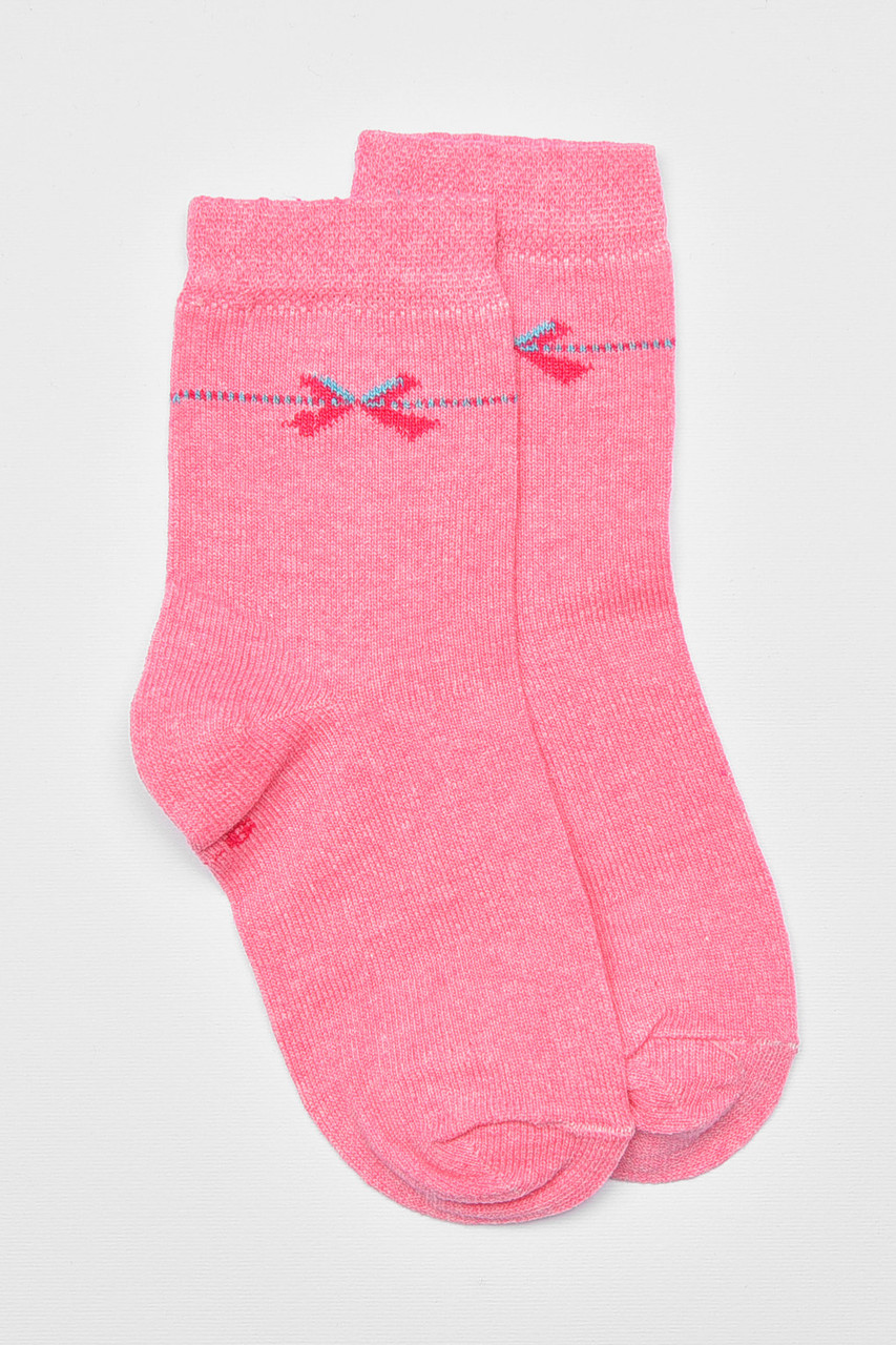 Шкарпетки дитячі демісезонні рожевого кольору р.4-6 192298S, фото 1