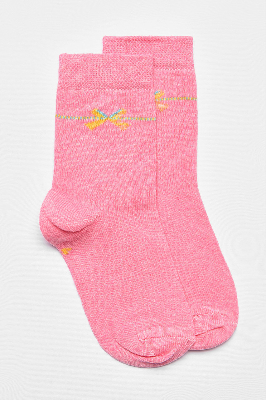 Шкарпетки дитячі демісезонні рожевого кольору р.4-6 192301S, фото 1