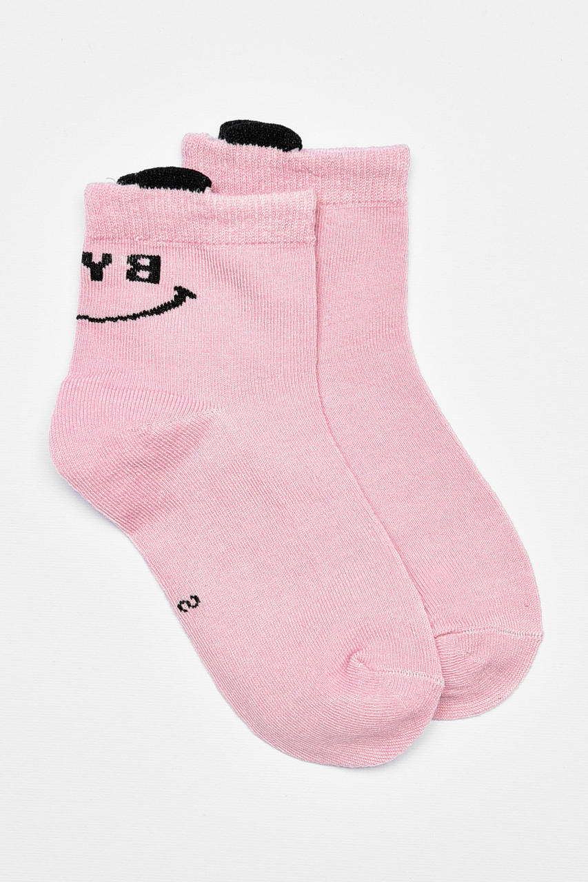 Шкарпетки дитячі демісезонні бузкового кольору з малюнком 192863S, фото 1