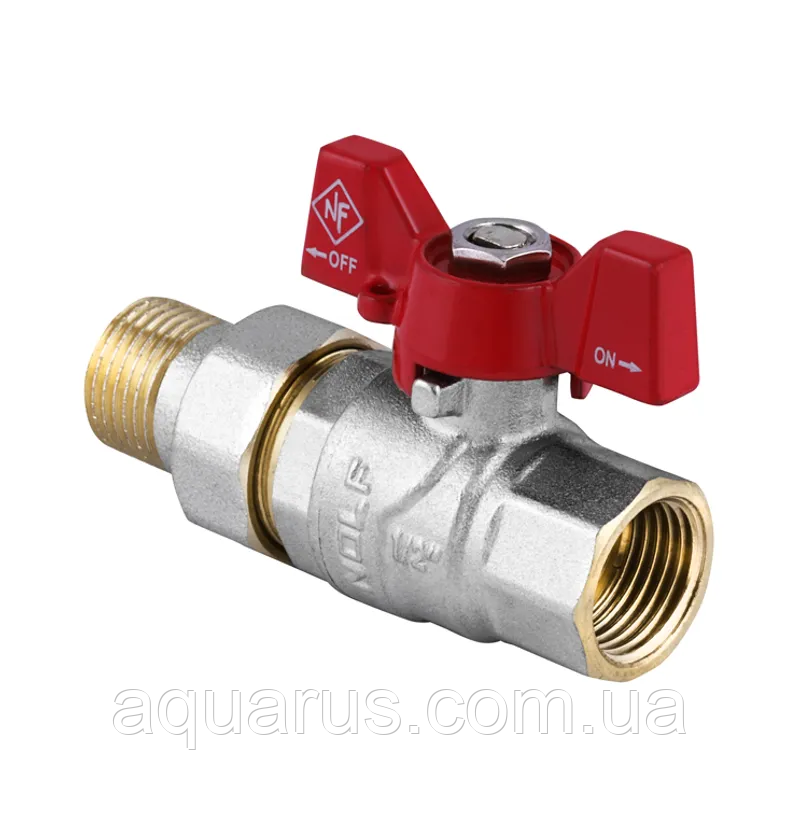 Кран кульовий з американкою 1/2" ГШБ (NF.921) NOLF (NF2961)