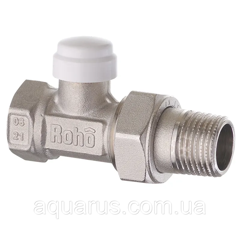 Кран радіаторний відсічний Roho R5260-050 - 1/2" прямий (RO0134)
