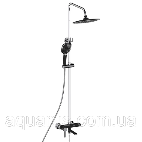 Душова колона зі змішувачем MIXXUS PREMIUM EDEM 009-J (BLACK) (MI5842), фото 1