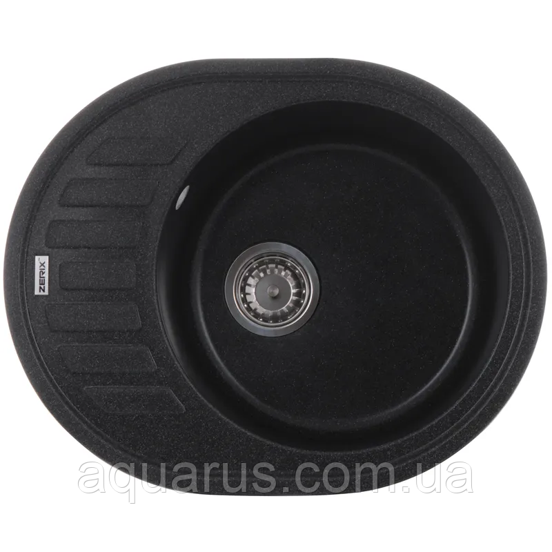 Мийка кухонна ZERIX ZS-6250R-13 графітова (ZX4553)