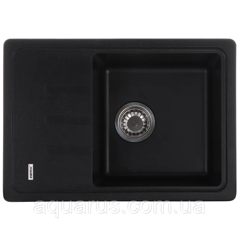 Мийка кухонна ZERIX ZS-6243S-03 чорна (ZX4572)