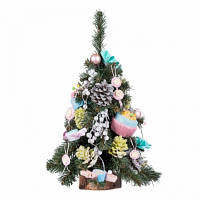 Популярний! Штучна ялинка YES! Fun Маршмелоу з прикрасами 0,45 м (904443) - Краща якість тільки на Nukleon.com.ua