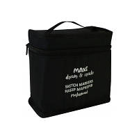 Популярний! Художній маркер Maxi набір скетч-маркерів двосторонніх, 40 кольорів на спиртовій основі (MX15251) - Краща якість