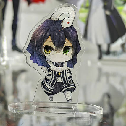 Акрилова статуетка Клинок, що знищує демонів Обанай Ігуро (7 см) / Demon Slayer