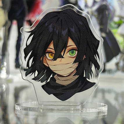 Акрилова статуетка Клинок, що знищує демонів Обанай Ігуро (7 см) / Demon Slayer