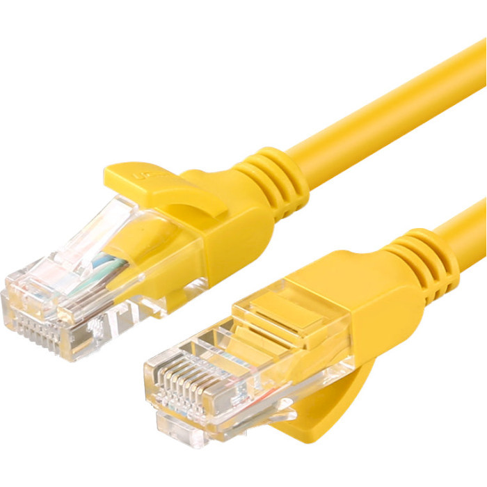 Патч-корд UGREEN NW103 Cat 5E/U/UTP/1m/Yellow (UGR-11230)