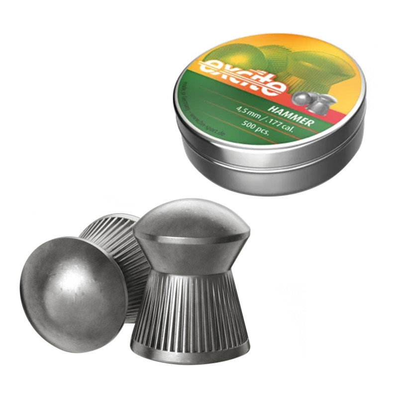 Кулі для пневматики H&N Excite Hammer (4.5мм, 0.5г, 500шт), фото 1
