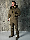 Костюм олива Energy на флісі олива софтшелл SoftShell ТМ, фото 9