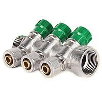 Колектор для теплої підлоги з фітингом Koer KR.1124-3 1”x3 ways (KR2833)