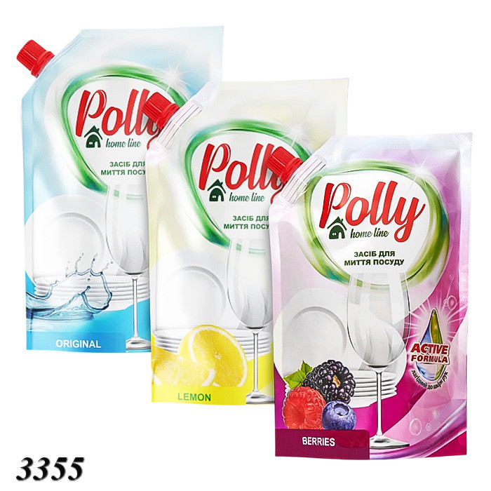 Засіб для миття посуду Polly дой-пак 0.5 л, фото 1