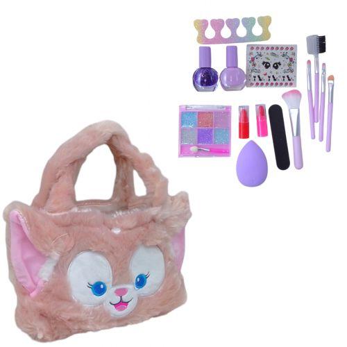Сумочка мʼяка з набором косметики "Duffy and Friends: лисичка LinaBell", (рожева), фото 1