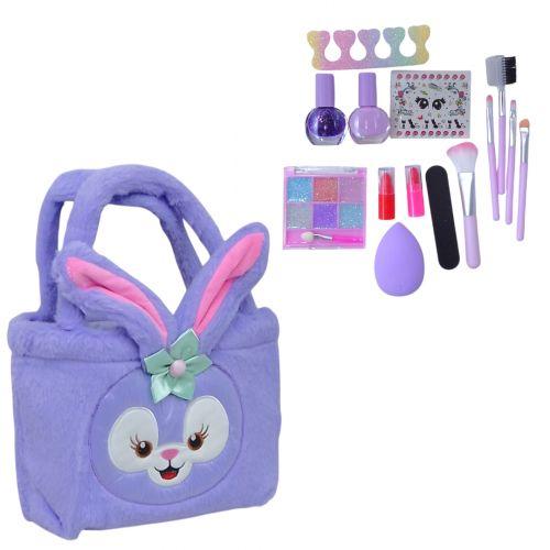 Сумочка мʼяка з набором косметики "Duffy and Friends: зайка StellaLou", (бузкова), фото 1