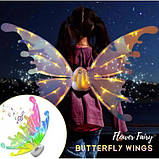 Крила метелика на батарейках, 90 см, з підсвічуванням, фото 3