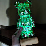 Нічник "Ведмедик Беарбрік", 23 см, працює від мережі, фото 5