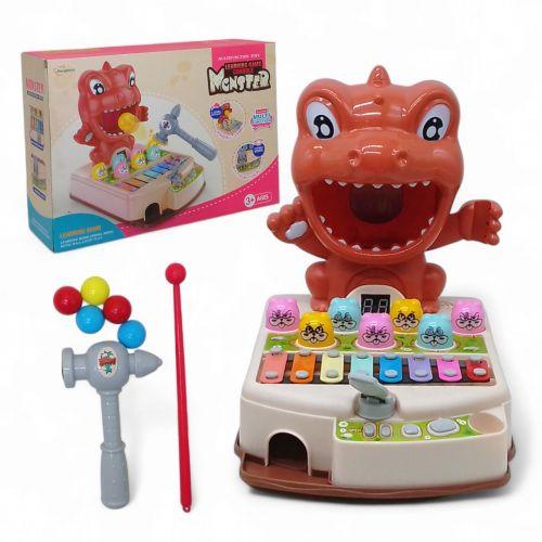 Інтерактивна гра 3 в 1 "Монстр" (рожева), фото 1