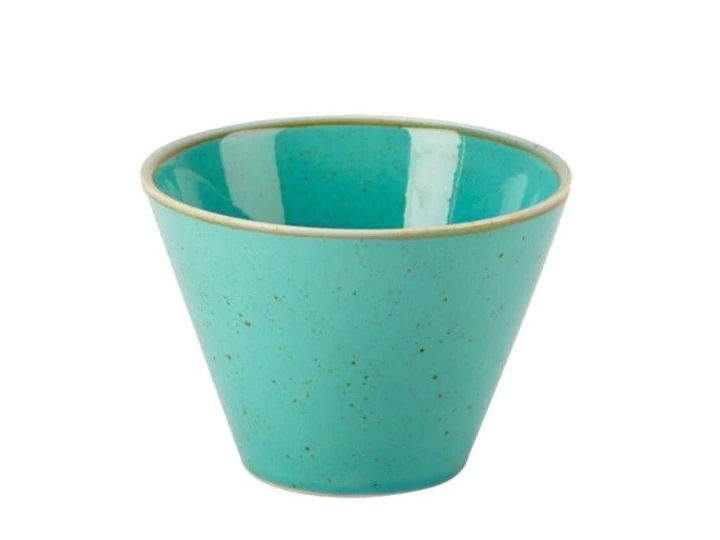 Салатник конусний Turquoise порцеляновий глибокий Porland 200 мл 9 см 368209/T