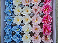 Мильні камелії ЛЮКС (мікс № 466) для створення розкішних нев'янучий букетів і композицій з мила