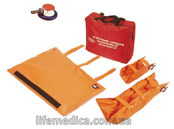 Вакуумні шини для іммобілізації – комплект 3 шт із сумкою та насосом