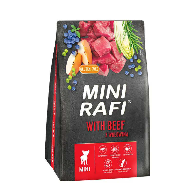 Сухий корм для собак малих порід Dolina Noteci RAFI mini з яловичиною, 3 кг