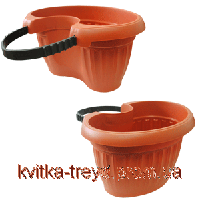 Вазон з кріпленням на стовп "Терра"