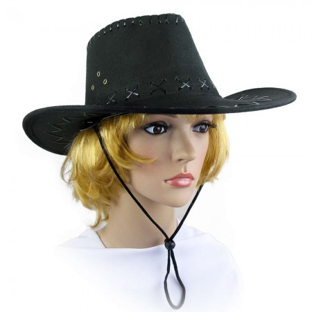 Капелюх Ковбоя замша (чорна) ABC