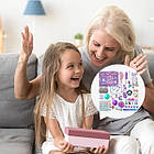 Адвент-календар Русалочка для дівчаток/набір біжутерії Фіолетовий, фото 3