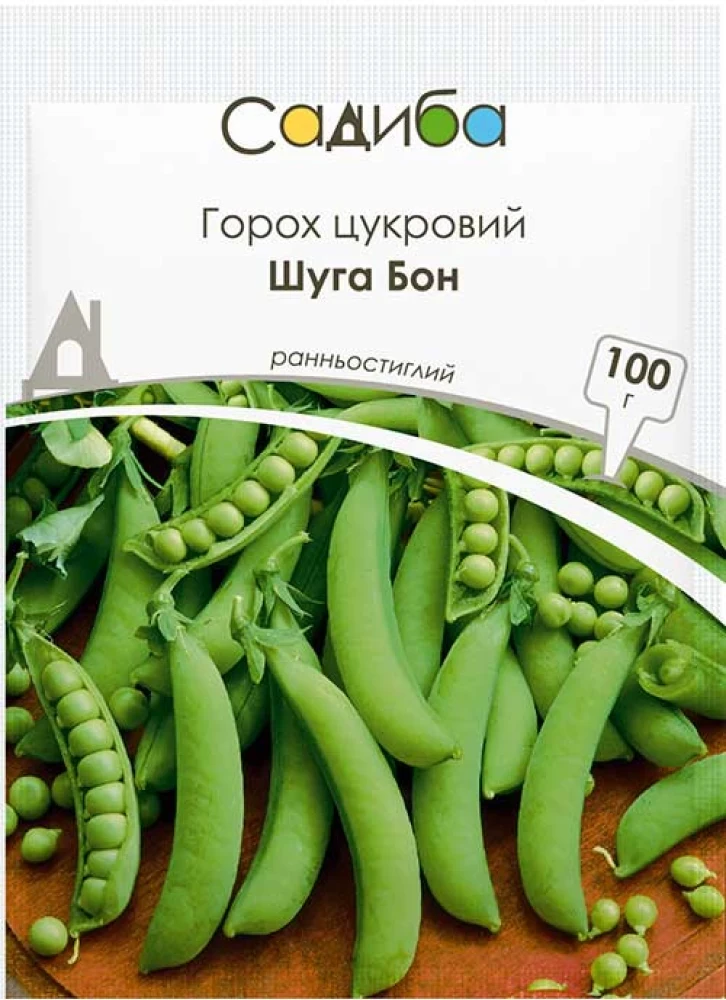Горох цукровий Шуга Бон, 100 г, Садиба